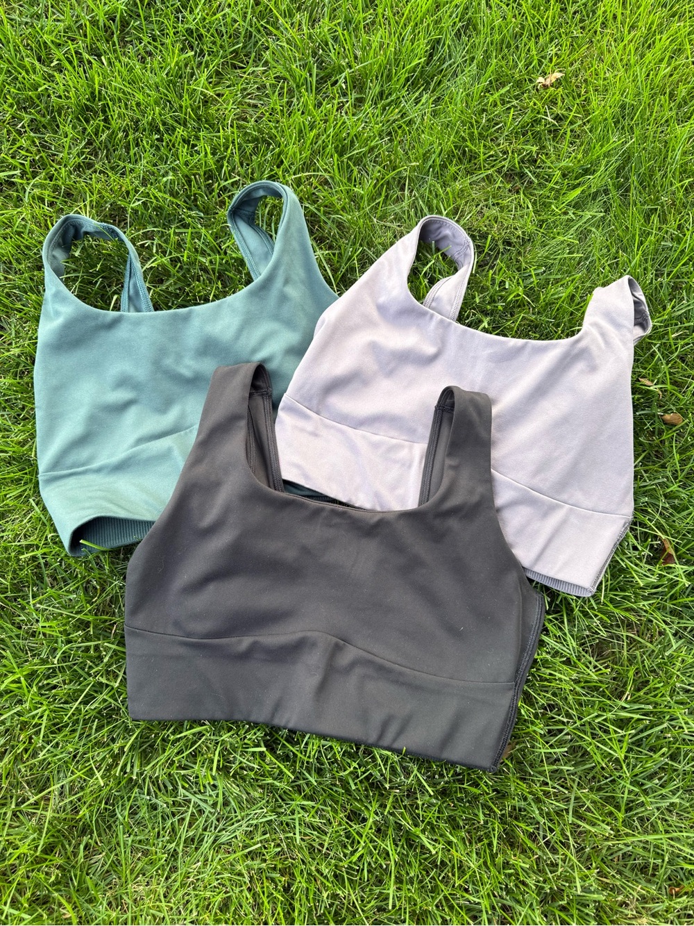 Gymshark Lot of 3 Women's Sports Bras Size Large Wireless No Pads